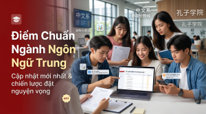 Cập nhật điểm chuẩn ngành Ngôn ngữ Trung và chiến lược đăng ký nguyện vọng đại học mới nhất