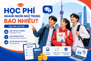 Tổng quan học phí ngành Ngôn ngữ Trung hệ đại học