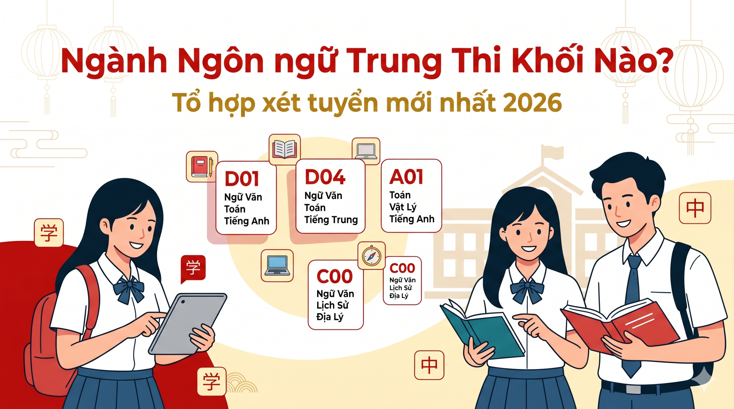 Ngành Ngôn ngữ Trung thi khối nào